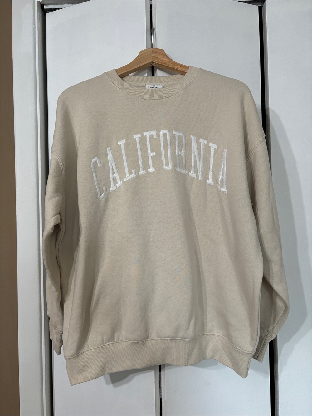 Reflex California Graphic Crewneck Sweatshirt - Beige